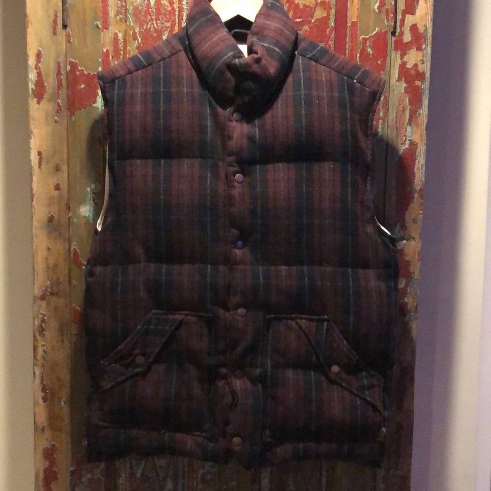 Buffalo Vest filled with down feathers